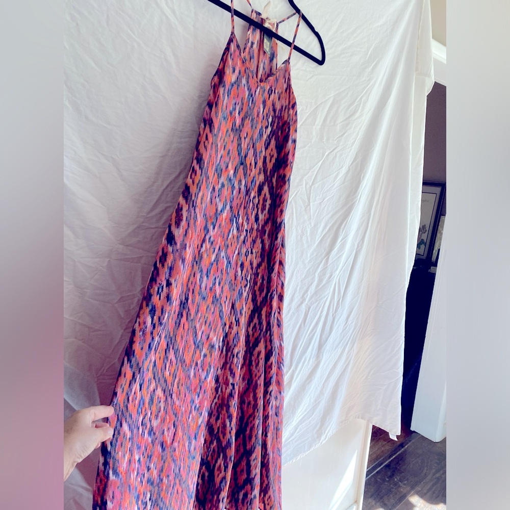 Ultra Maxi Pink Print Dress by Kenji